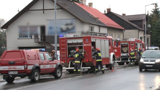 Pożar w firmie przy ul. Szkotnik w Tarnowie 