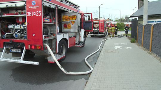 Pożar w jednym ze sklepów budowlanych przy ul. Kochanowskiego w Tarnowie