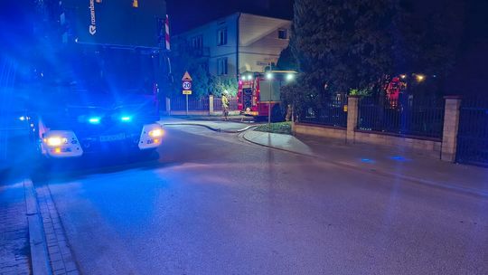 Pożar w kotłowni budynku mieszkalnego w Dąbrowie Tarnowskiej