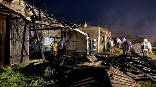 Pożar w Nowej Białej spłonęło kilkanaście domów. 9 osób zostało poszkodowanych