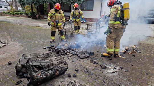Pożar w piekarni w centrum Tarnowa