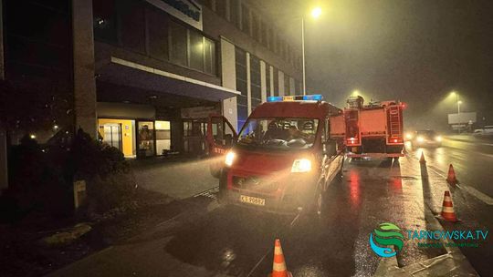 Pożar w przychodni przy ulicy Szkotnik w Tarnowie. Awaria systemów informatycznych w CenterMed