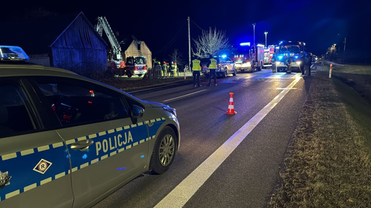 Pożar w świętokrzyskim z tragicznym finałem. Nie żyją dwie osoby