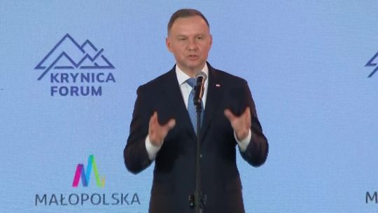 Prezydent w Krynicy: Polacy przetrwają kryzys dzięki umiejętności kombinowania