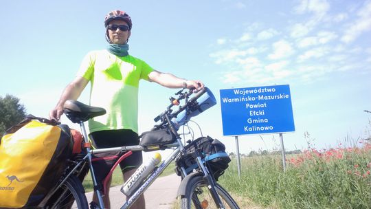 Przejechał rowerem blisko 2600 km dookoła Polski!