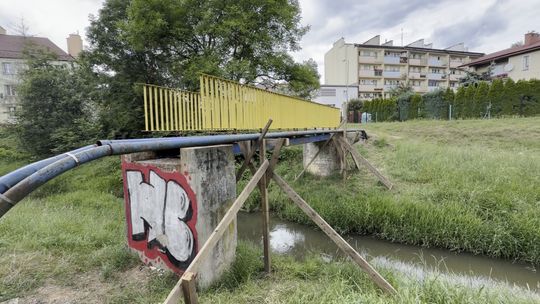 Remont kładki na Wątoku w Tarnowie