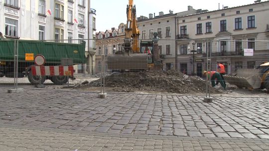 Remont pl. Kazimierza potrwa do końca roku