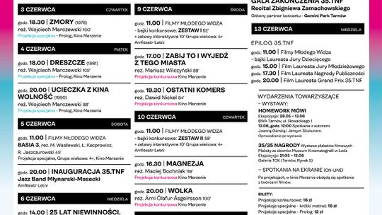 Rusza przedsprzedaż biletów na Tarnowską Nagrodę Filmową. Będą dostępne 26 maja od godz. 14:00 