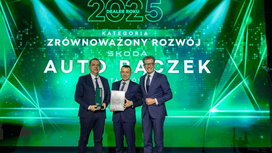 Skoda Auto Bączek z prestiżowym wyróżnieniem „Dealer Roku – Zrównoważony Rozwój”