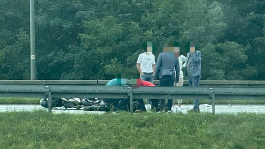 Śmiertelny wypadek motocyklisty w Krakowie