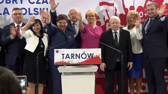 Tarnów. Finałowa konwencja PiS z udziałem Jarosława Kaczyńskiego w Małopolsce