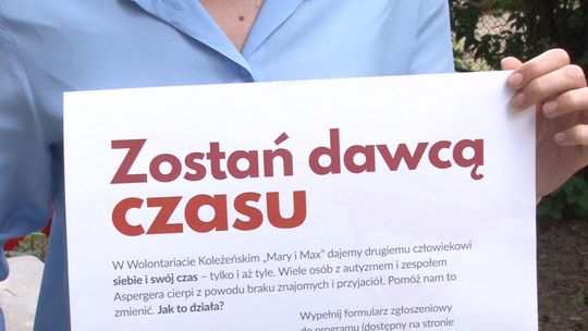 Tarnów: Wolontariat koleżeński "Mary i Max"