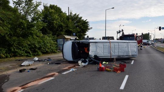 Tarnów. Wypadek na skrzyżowaniu Spokojnej i Nowodąbrowskiej