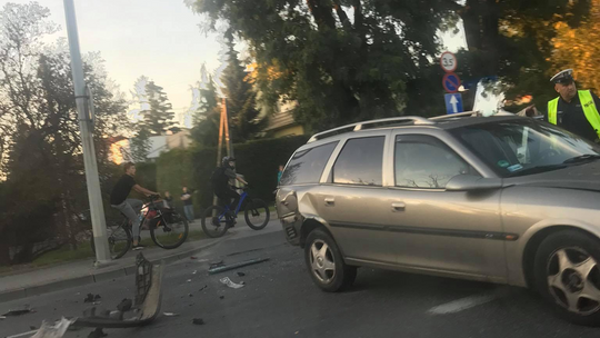 Tarnów. Wypadek na ulicy Krakowskiej, jedna osoba poszkodowana