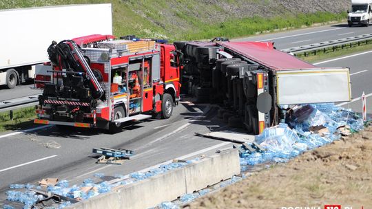 Tir zablokował autostradę A4 pomiędzy Bochnią a Brzeskiem