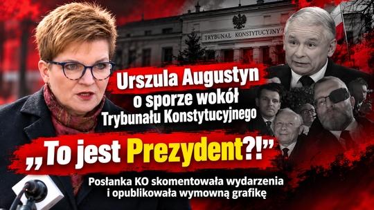 „To jest Prezydent?!” Urszula Augustyn ostro komentuje zachowanie Karola Nawrockiego. Burza pod wpisem posłanki z Tarnowa
