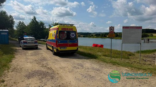 Tragiczne zdarzenie nad zalewem Korzeń w Skrzyszowie. Nie żyje kobieta