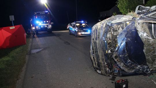 Tragiczny wypadek drogowy w powiecie gorlickim. Nie żyje 17-latka