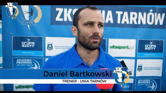 Trener Daniel Bartkowski po przegranym meczu barażowym z Jutrzenką Giebułtów