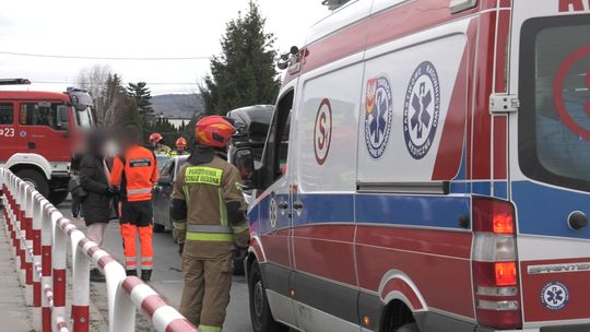 Trzy pojazdy zderzyły się w Tarnowcu