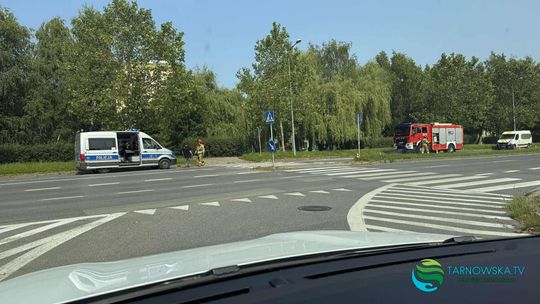 Trzy samochody zderzyły się na Starodąbrowskiej w Tarnowie