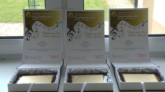 Trzy złote medale dla chóru Clave de Sol ze Szczucina w konkursie międzynarodowym