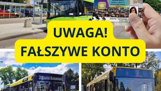 Uwaga na fałszywe konto!