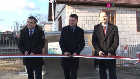 W Olszynach otwarto nowopowstały odcinek sieci wodociągowej i kanalizacyjnej