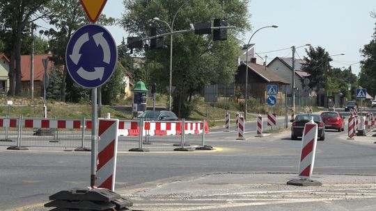 Wakacyjna organizacja ruchu na rondzie przy ul. Lwowskiej w Tarnowie