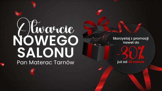 Wielkie otwarcie salonu Pan Materac w Tarnowie – rabaty do 30%!