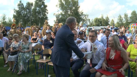 Wspólna zabawa na Dożynkach Gminy Tarnów