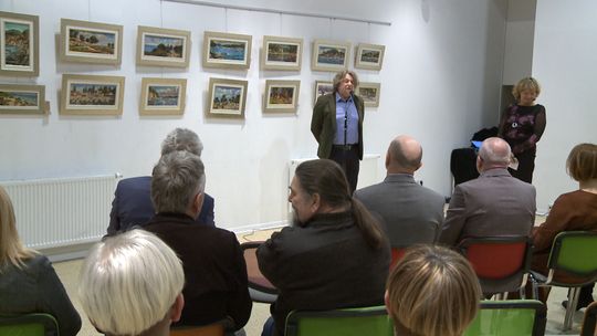 Wyjątkowe pejzaże Romana Fleszara w bibliotece w Szynwałdzie