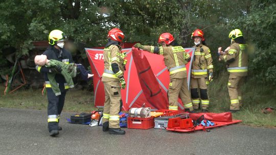 Wypadek autobusu w Brzesku. Służby doskonaliły swoje działania ratunkowe