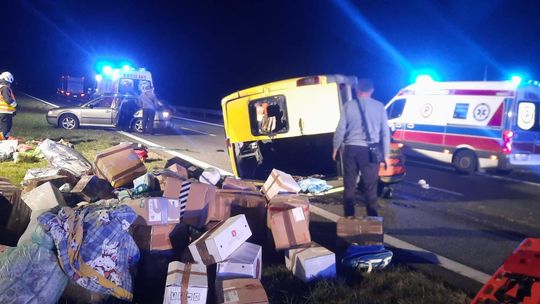 Wypadek na autostradzie A4 pod Tarnowem. Nie żyje dziecko