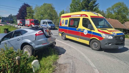 Wypadek na drodze krajowej 75, pod Brzeskiem, są poszkodowani w tym dziecko!