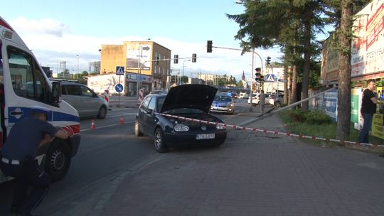 Wypadek na Krakowskiej - 2 osoby poszkodowane