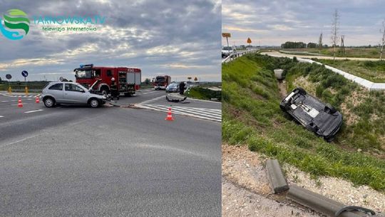 Wypadek na obwodnicy Szczurowej. Jedna osoba trafiła do szpitala Wypadek na obwodnicy Szczurowej. Jedna osoba trafiła do szpitala