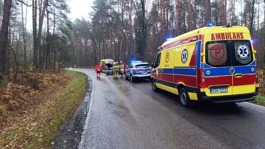 Wypadek na pograniczu województw, w akcji strażacy z Dąbrowy Tarnowskiej i Mielca. Są osoby poszkodowane!