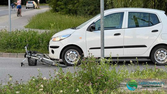 Wypadek na ścieżce rowerowej w Tarnowie. Poszkodowana trafiła do szpitala