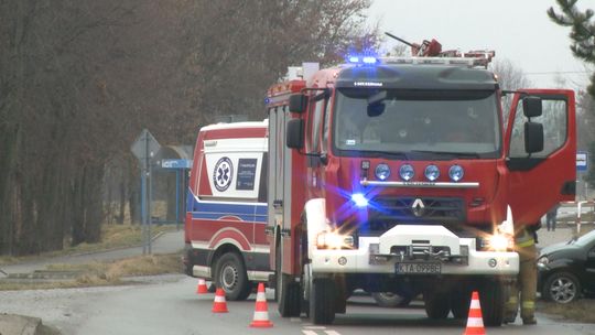 Wypadek w Łęgu Tarnowskim. 92-latek trafił do szpitala 