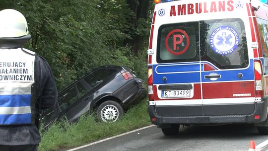 Wypadek w Więckowicach. Jedna osoba trafiła do szpitala