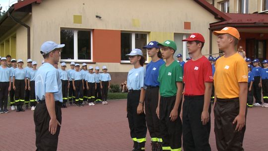 Zakończenie II Obozu MDP z gminy Tarnów w Jodłówce Tuchowskiej