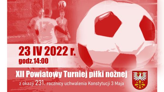Zaproszenie na XII Turniej piłki nożnej o Puchar Starosty Dąbrowskiego