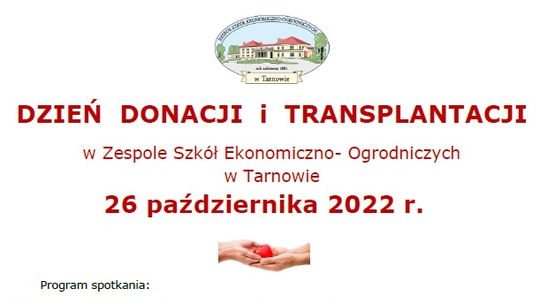 Zbliża się "Światowy dzień donacji i transplantacji"