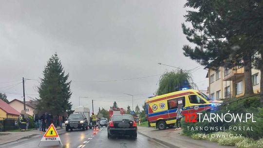 Zderzenie dwóch samochodów w Gromniku
