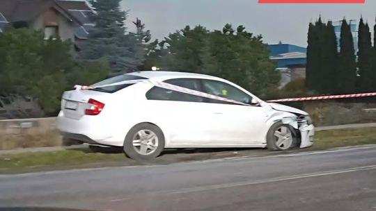 Zderzenie samochodów na skrzyżowaniu Niedomickiej i Mroźnej w Tarnowie