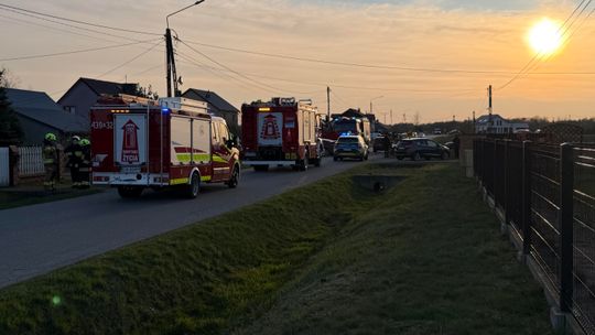 Zderzenie trzech samochodów w Luszowicach. Są poszkodowani