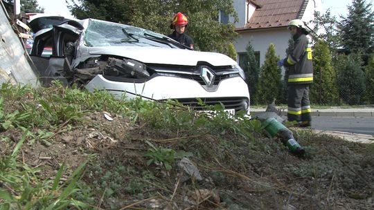 Zderzenie w Mościcach - dwie osoby pojechały do szpitala!