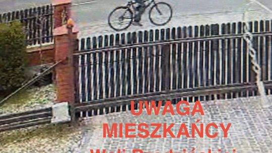 Złodziej w żółtej kamizelce i na rowerze grasuje pod Tarnowem
