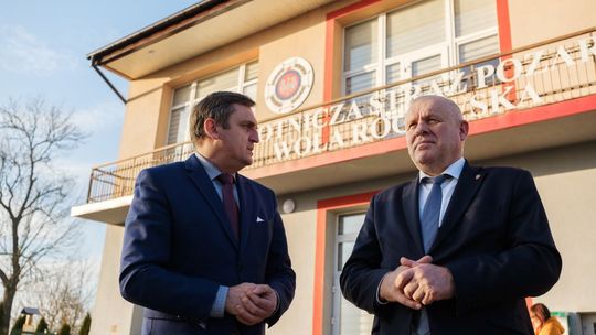 Zmodernizowana remiza i nowoczesny sprzęt dla druhów z OSP Wola Rogowska